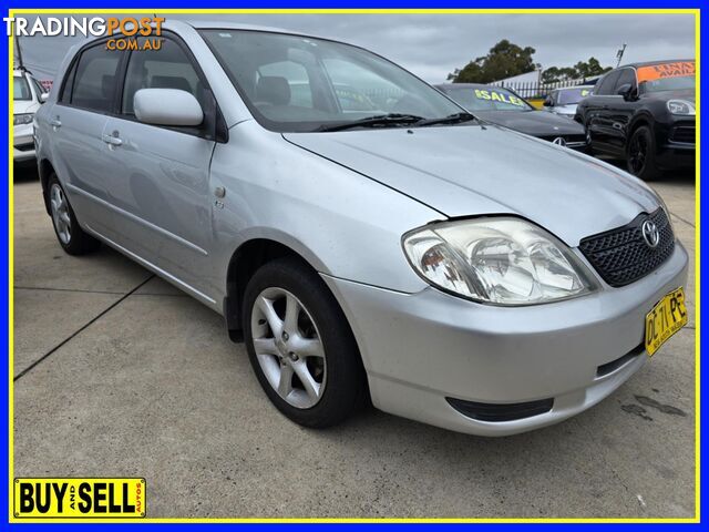 2004 TOYOTA COROLLA ASCENT ZZE122R HATCHBACK