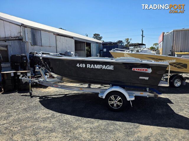 2026 449 RAMPAGE STACER, 60HP MERCURY FOUR STROKE & 1098KG ALLOY TRAILER