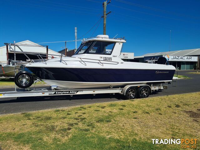 2019 750HT NORTHBANK, TWIN 200HP MERCURYS & ALLOY TRAILER