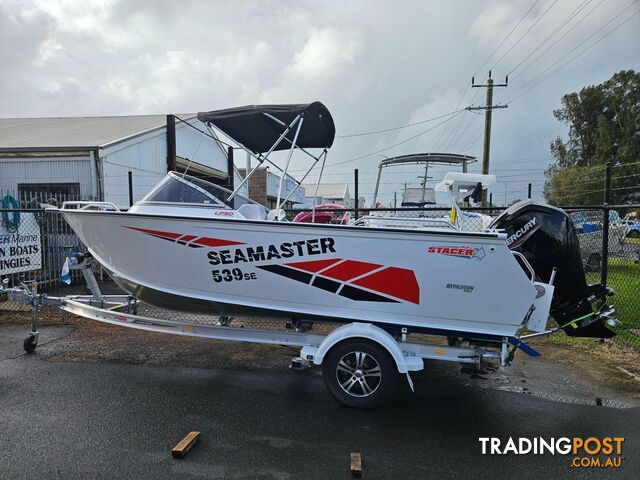 2024 539 SEAMASTER SE, 115HP MERCURY FOUR STROKE & 1595KG ALLOY TRAILER