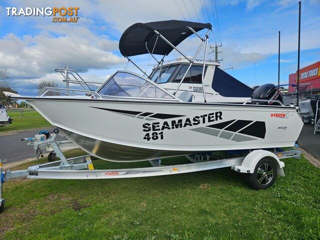 2024 481 SEAMASTER, 75HP MERCURY FOUR STROKE & 1100KG ALLOY TRAILER