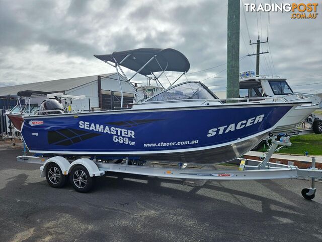 2024 589 SEAMASTER SE, 135HP MERCURY FOUR STROKE & 2000KG ALLOY TRAILER