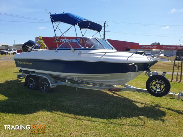 2050 550 RUNABOUT NORTHBANK, 115HP MERCURY 4 STROKE & TRAILER