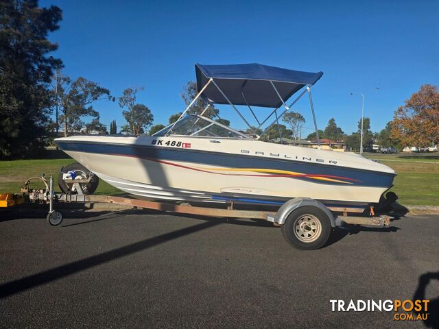 2001 BAYLINER 180 BOWRIDER 4.3LT MERCRUISER & TRAILER