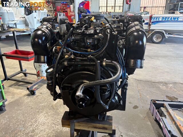 TWIN 4.3L MPI MERCRUISER ENGINES WITH ALPHA LEGS, COMPLETE DUAL STATION SETUP