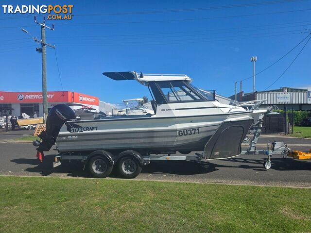 2022 2050 SUPERCAB STABICRAFT, 150HP MERCURY FOUR STROKE & DUNBIER TRAILER