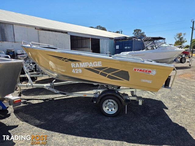 2026 429 RAMPAGE STACER, 40HP MERCURY FOUR STROKE & DUNBIER TRAILER