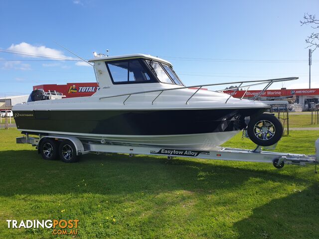 2050 750 HARD TOP NORTHBANK, TWIN 200HP MERCURY V6 & EASY TOW ALLUMINIUM...