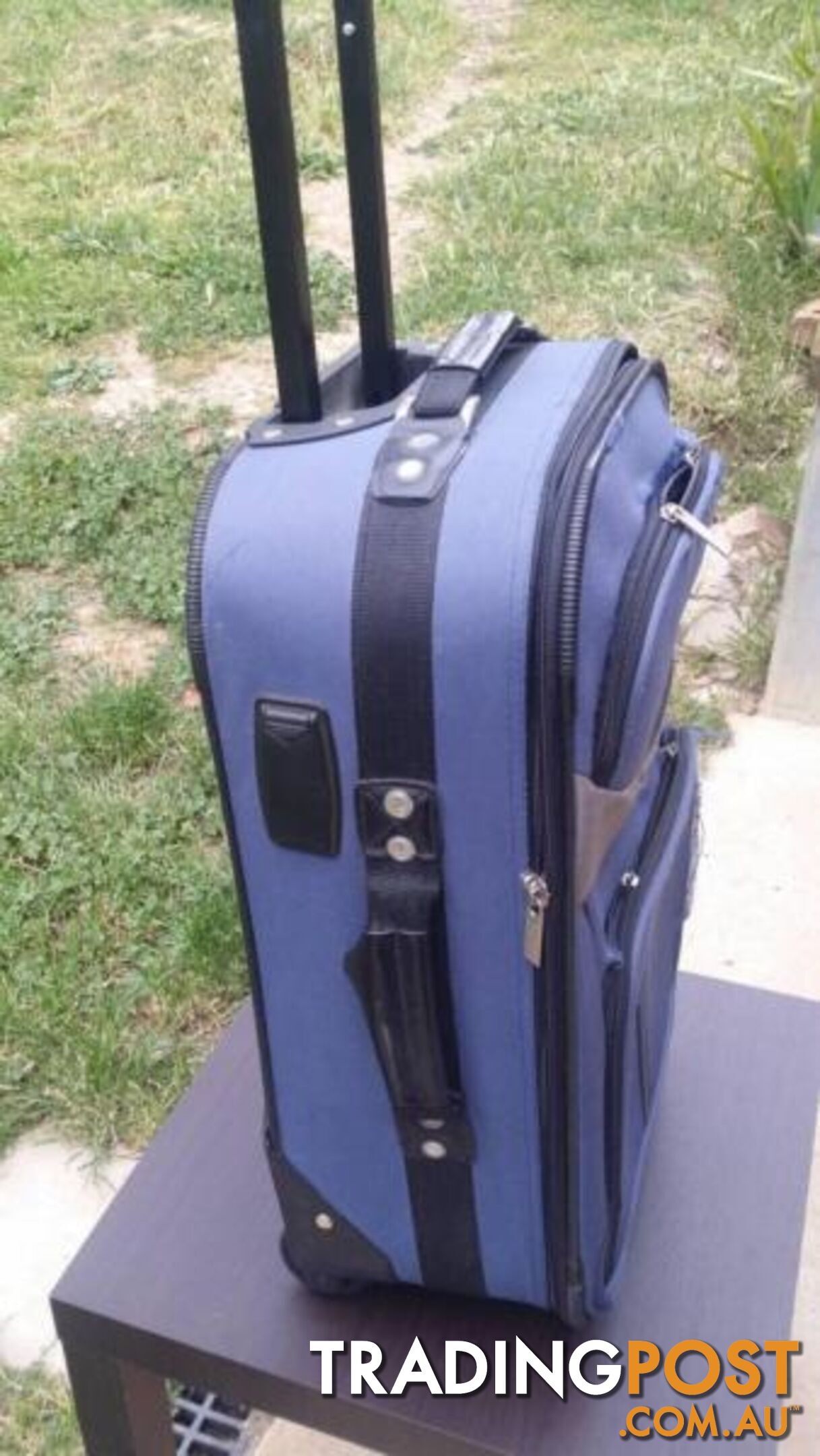 Blue Carry on Luggage