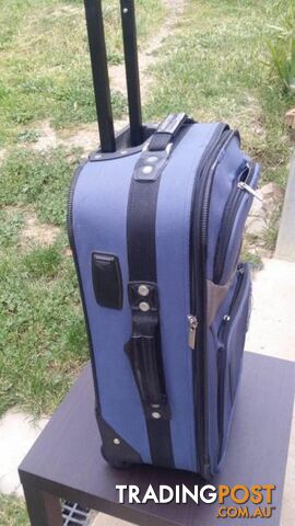 Blue Carry on Luggage