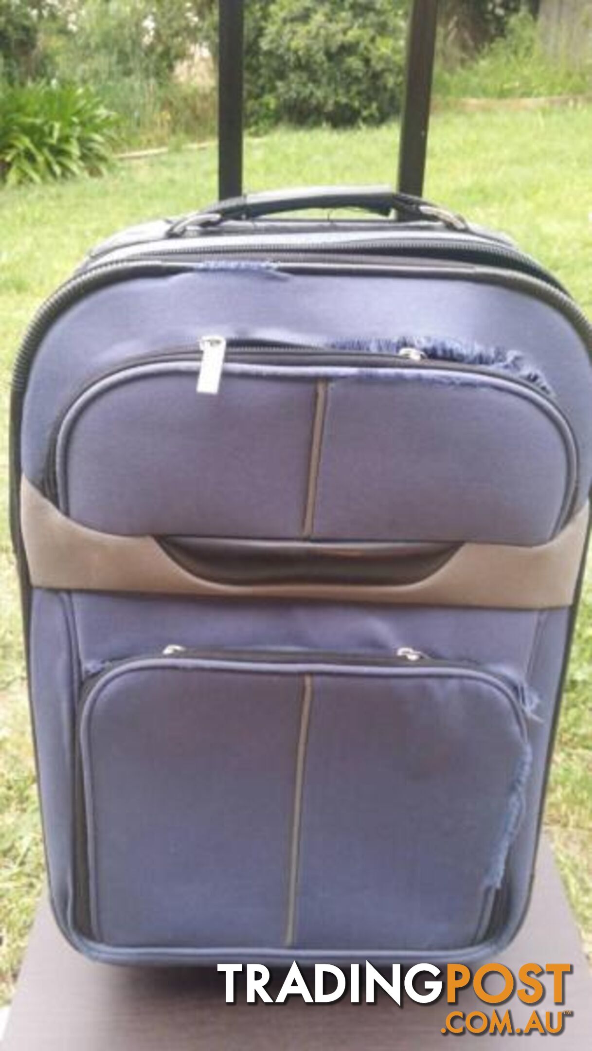 Blue Carry on Luggage