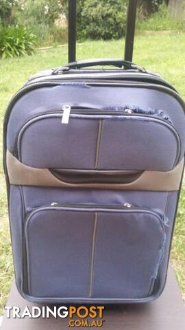 Blue Carry on Luggage