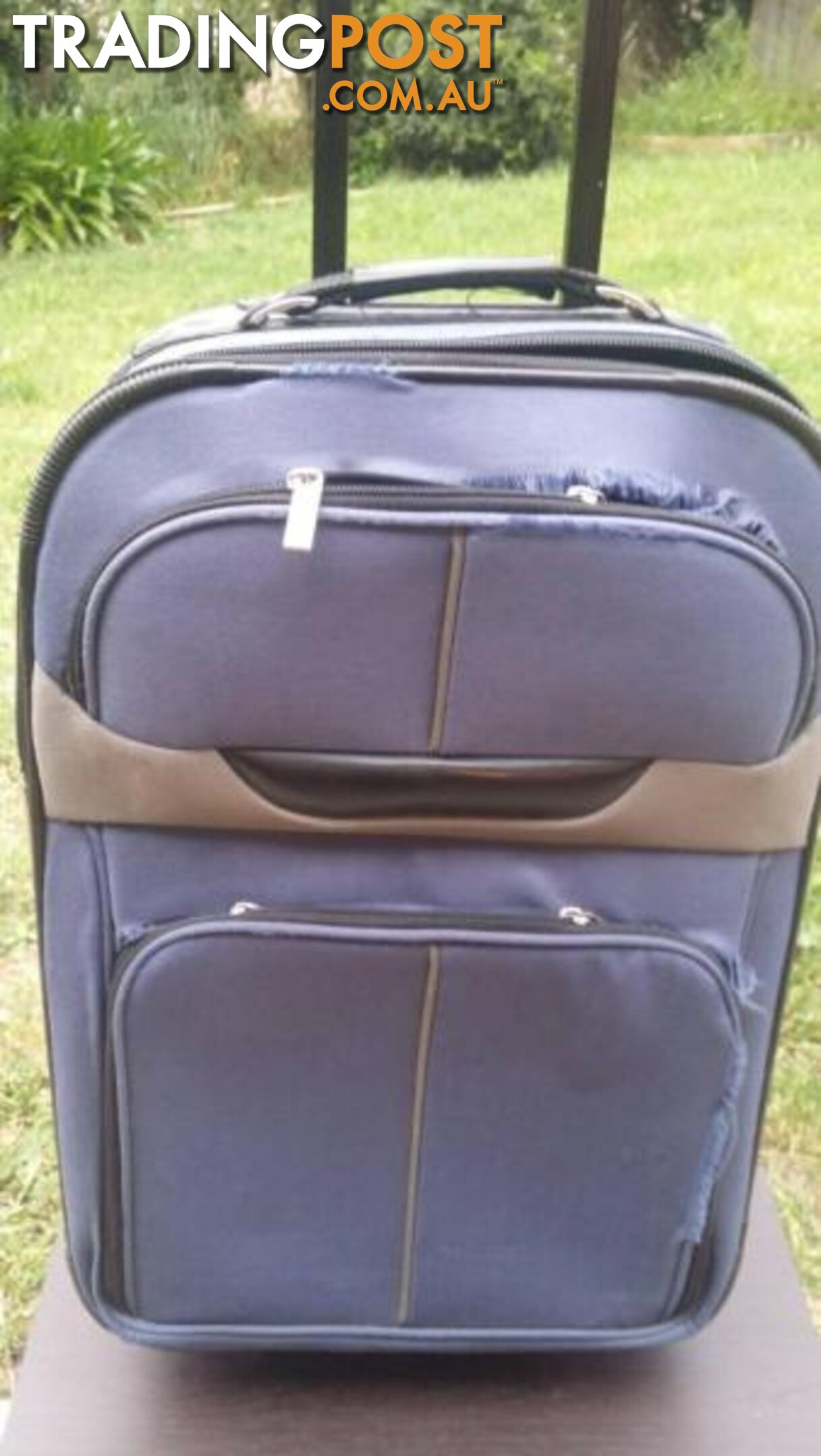 Blue Carry on Luggage