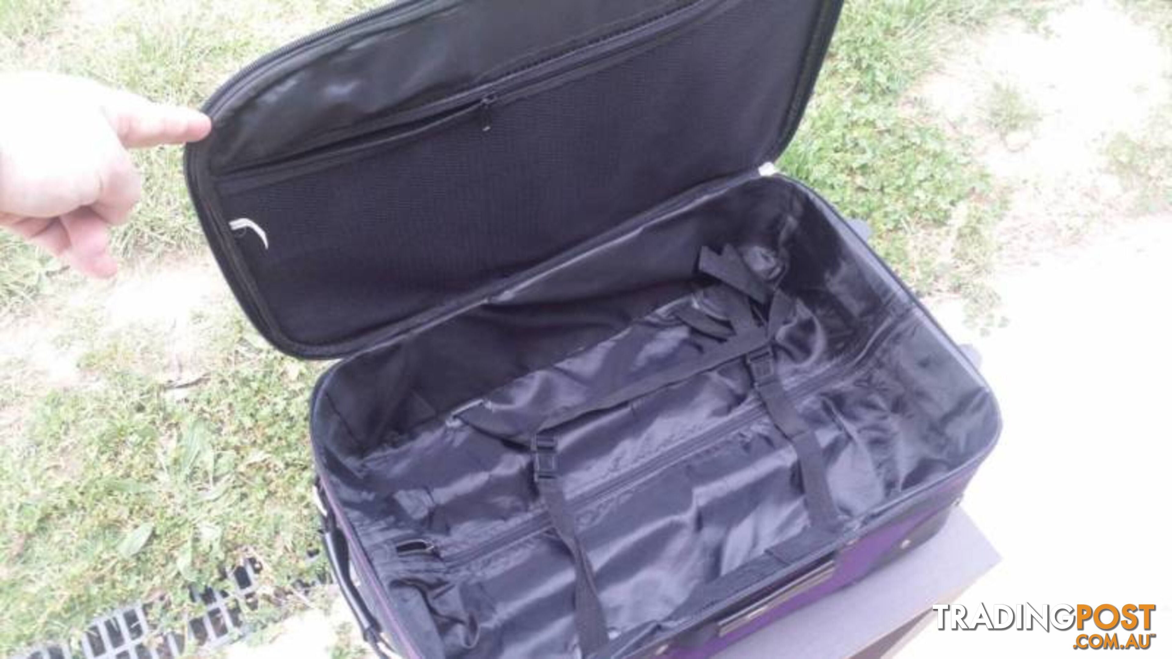 Purple Cabin Luggage