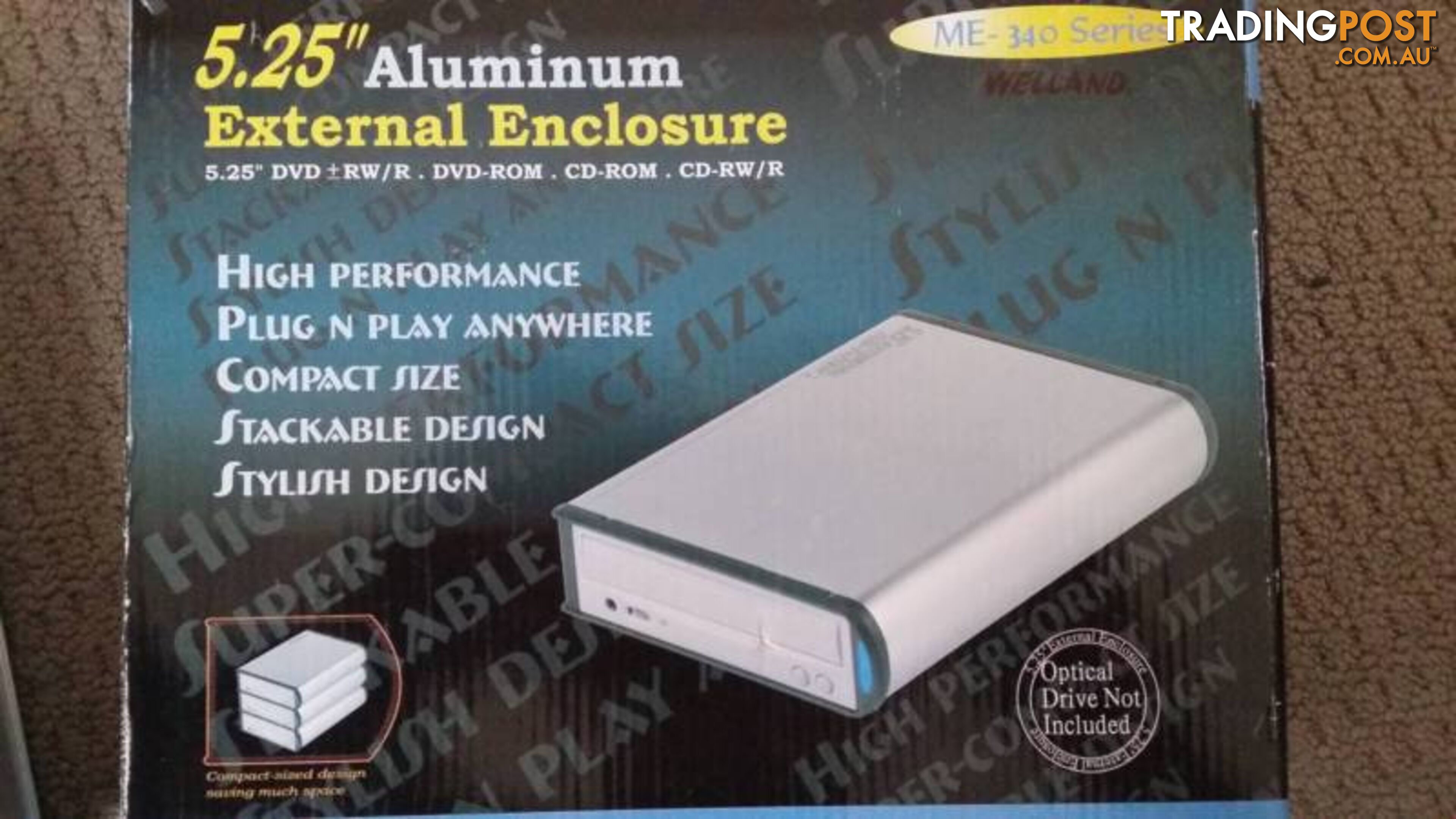 5.25" Aluminium External Enclosure