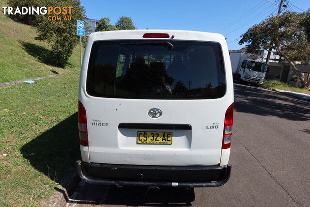 2013 Toyota Hiace Van Automatic