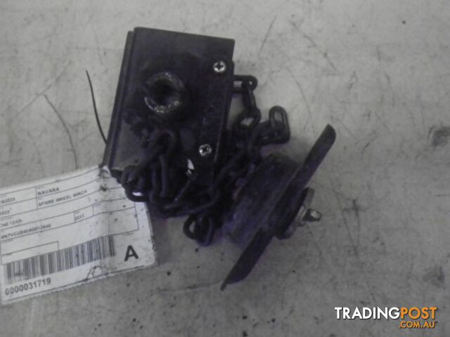 NISSAN NAVARA D40 SPARE WHEEL WINCH