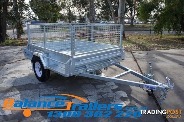 7Ã5 FULLY WELDED SINGLE AXLE TIPPER ATM 750KG (MODEL NO BT75FWT)