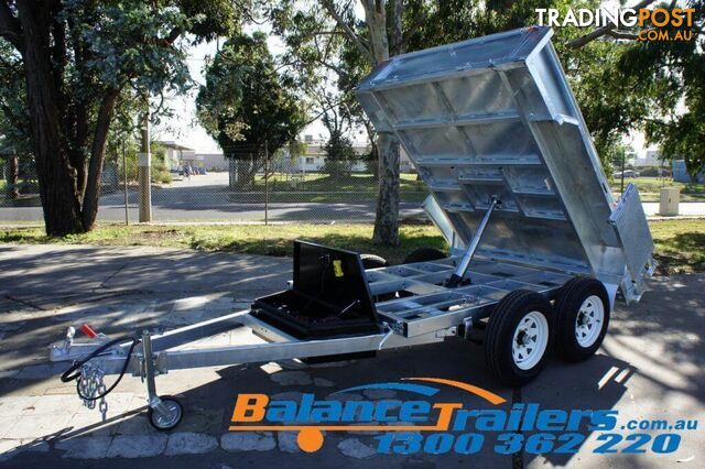 8Ã5 GALVANISED HYDRAULIC TANDEM TIPPER TRAILER ATM 3500KG (MODEL BT85HTE-450)