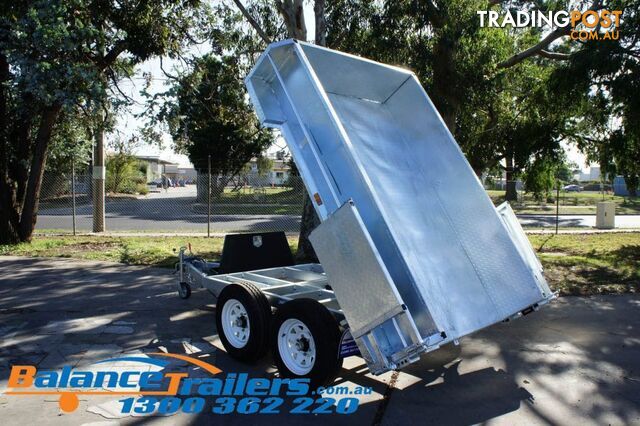 10Ã5 GALVANISED HYDRAULIC TANDEM TIPPER TRAILER ATM 3500KG (MODEL BT15HTE-450)