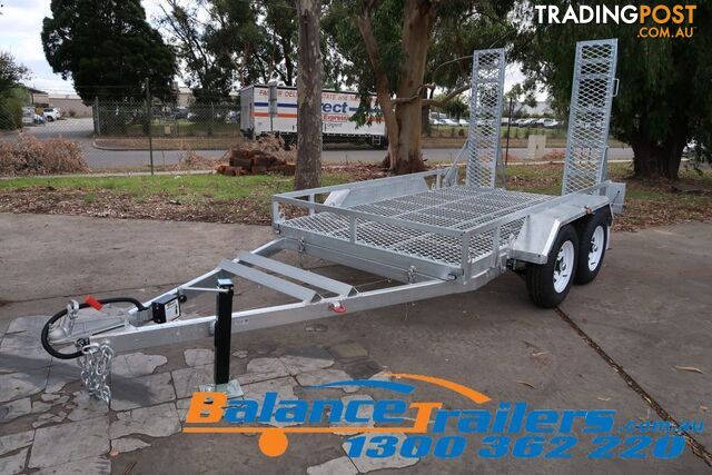 10Ã6 HEAVY DUTY FULLY WELDED TANDEM PLANT TRAILER WITH DROP DOWN RAMP ATM...