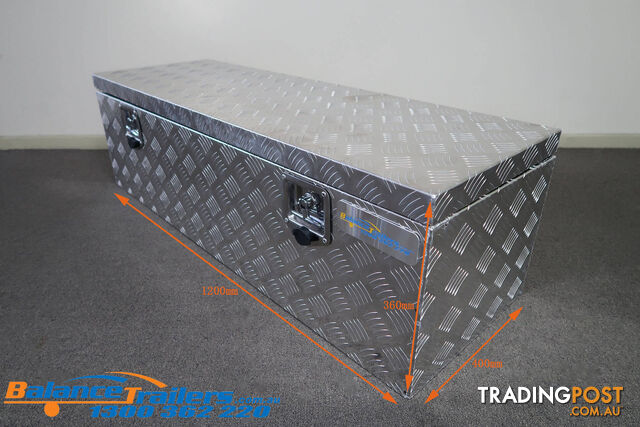 FRONT ALUMINIUM TOOL BOX L1200XW400XH350MM - MODEL 1 - photo 4 of 4