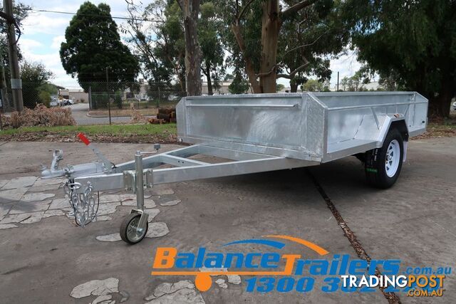 8Ã5 HEAVY DUTY SINGLE AXLE TRAILER WITH BRAKE & 450MM SIDE ATM1400KG (MODEL NO...