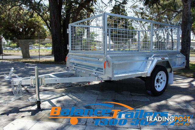 7Ã4 FULLY WELDED SINGLE AXLE TIPPER ATM 750KG (MODEL NO BT74FWT)