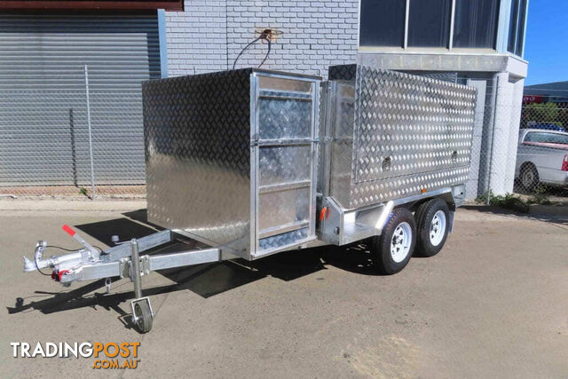 8Ã5 TANDEM GARDENING TRAILER WITH MECHANICAL BRAKES ATM2000 KG