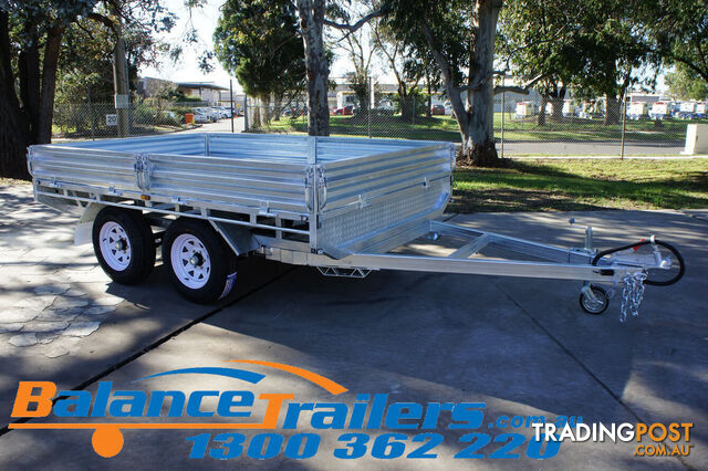 10Ã7 HEAVY DUTY FULLY WELDED FLAT TOP TANDEM TRAILER ATM 3500KG (MODEL NO BT17FTE) - photo 2 of 11