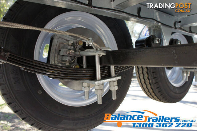 8Ã5 HEAVY DUTY FULLY WELDED TANDEM WITH 450MM HIGH SIDE ATM 3200KG (MODEL NO BT85TWE-450) - photo 4 of 19