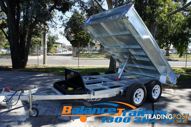 10X6 GALVANISED HYDRAULIC TANDEM TIPPER TRAILER ATM 3500KG (MODEL BT16HTE-450)