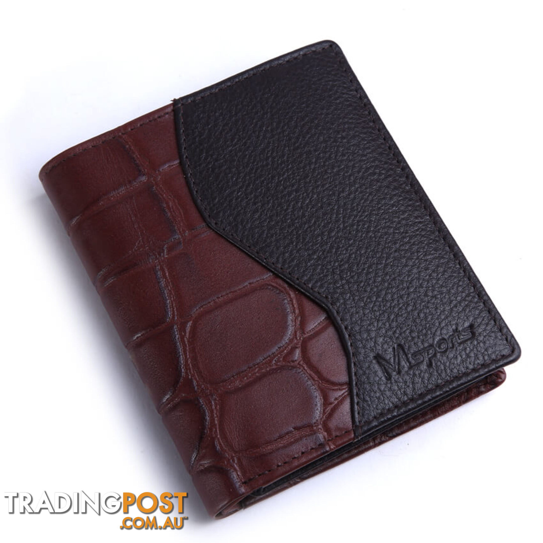 MS4 GENUINE COWHIDE LEATHER MENS SPORT WALLET