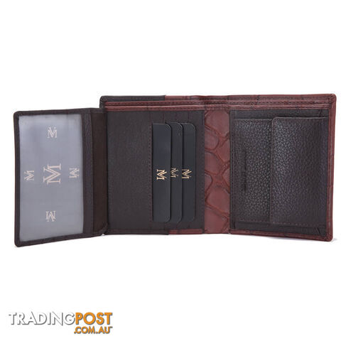 MS4 GENUINE COWHIDE LEATHER MENS SPORT WALLET