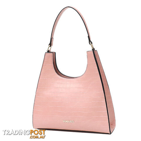 ASHLEY PINK FAUX LEATHER WOMENS HANDBAG