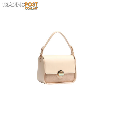 AMAYA NUDE VEGAN LEATHER LADIES HANDBAG