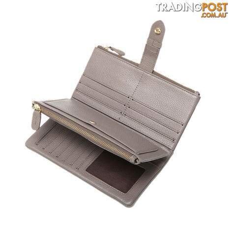 CHEYENNE GREY GENUINE LEATHER LADIES WALLET