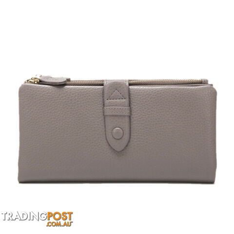 CHEYENNE GREY GENUINE LEATHER LADIES WALLET