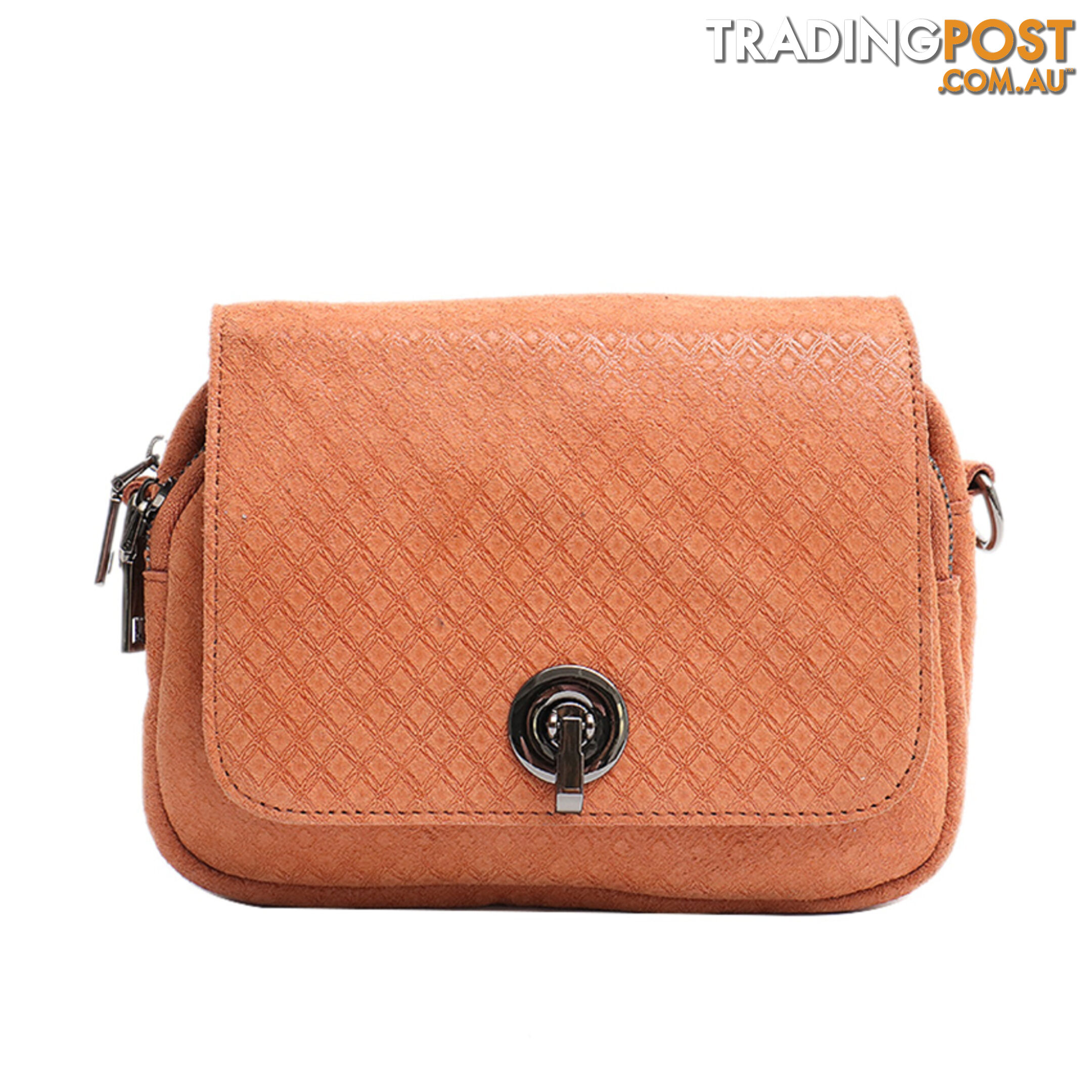 JAYNE TAN GENUINE LEATHER LADIES CROSS BODY HANDBAG