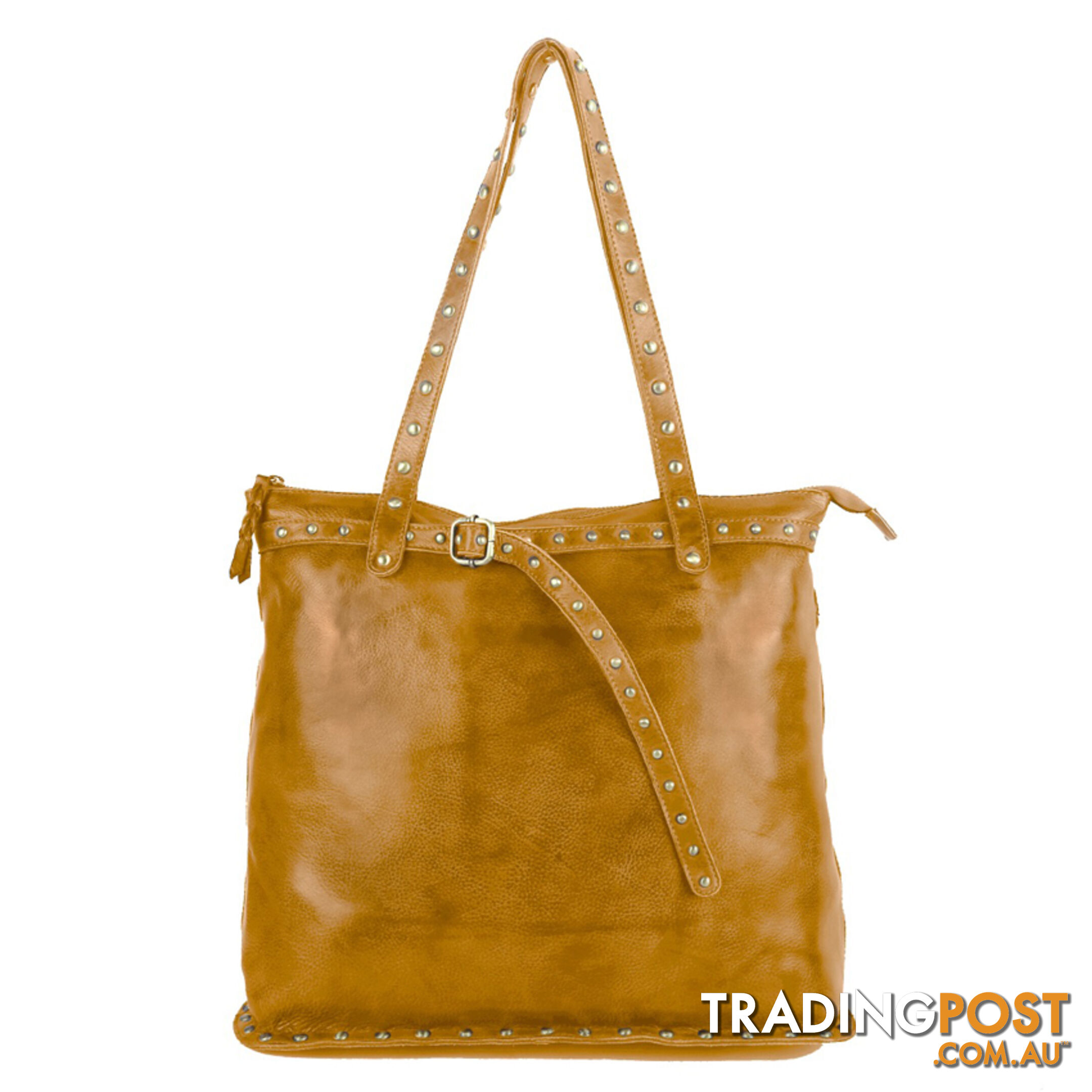 WELLINGTON MUSTARD GENUINE LEATHER LADIES HANDBAG