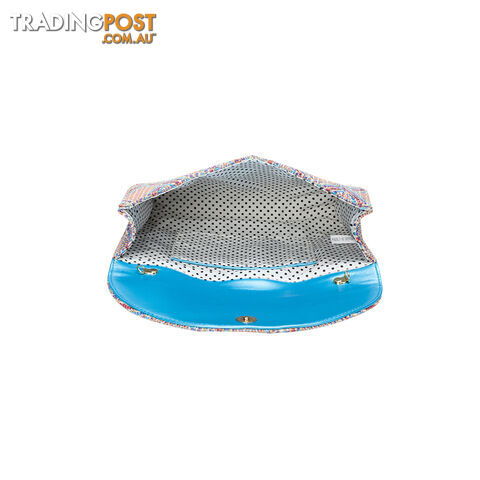 TAYLOR Blue Woven Summer Clutch - photo 2 of 3