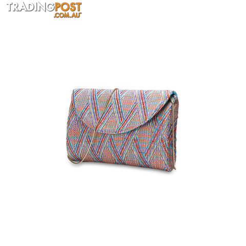 TAYLOR Blue Woven Summer Clutch - photo 3 of 3