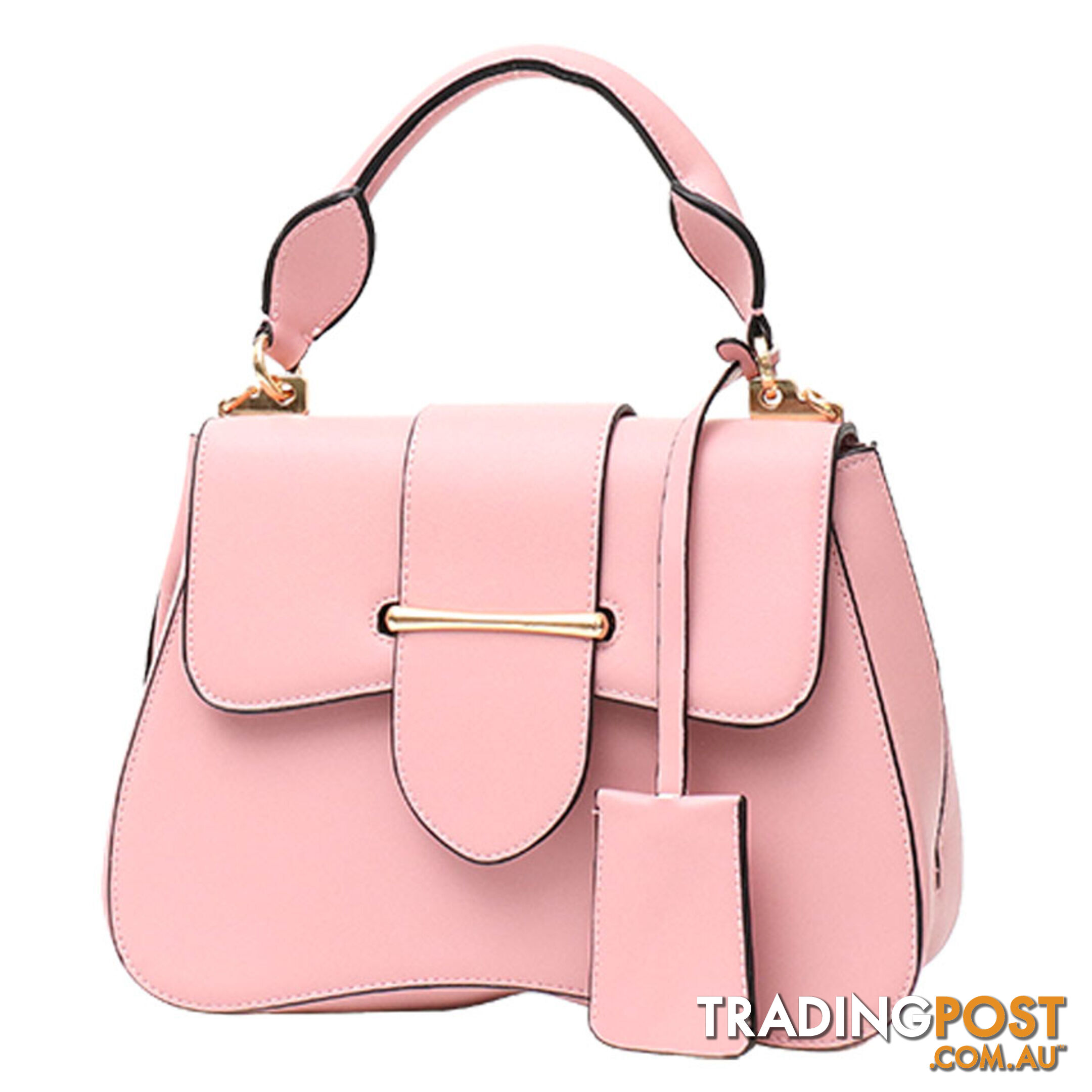 FREE PINK VEGAN LEATHER WOMENS HANDBAG