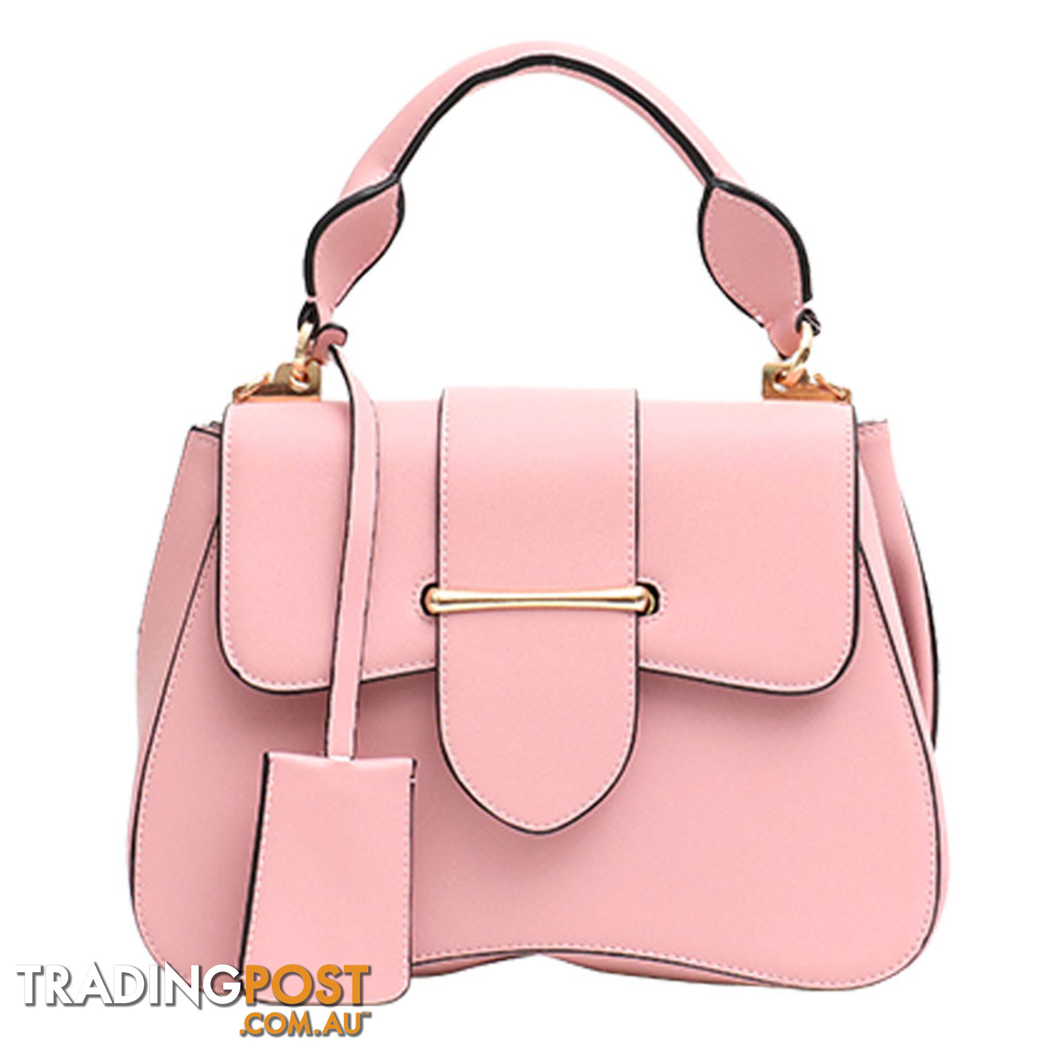 FREE PINK VEGAN LEATHER WOMENS HANDBAG