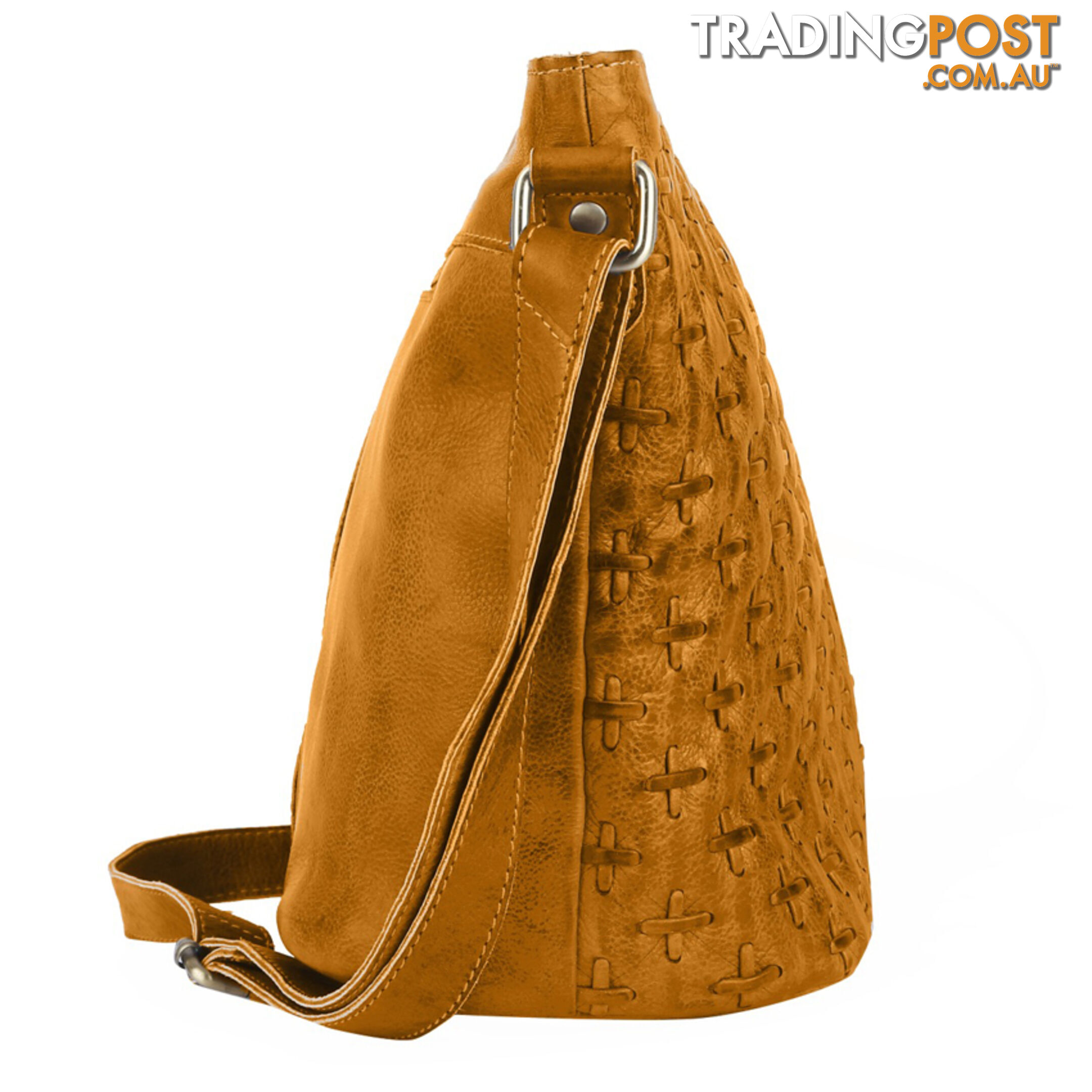 WEBSTER MUSTARD GENUINE LEATHER LADIES HANDBAG