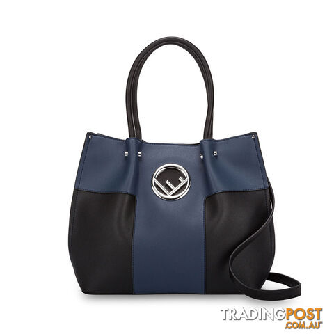 BLAISE Navy Blue Faux Leather Womens Handbag