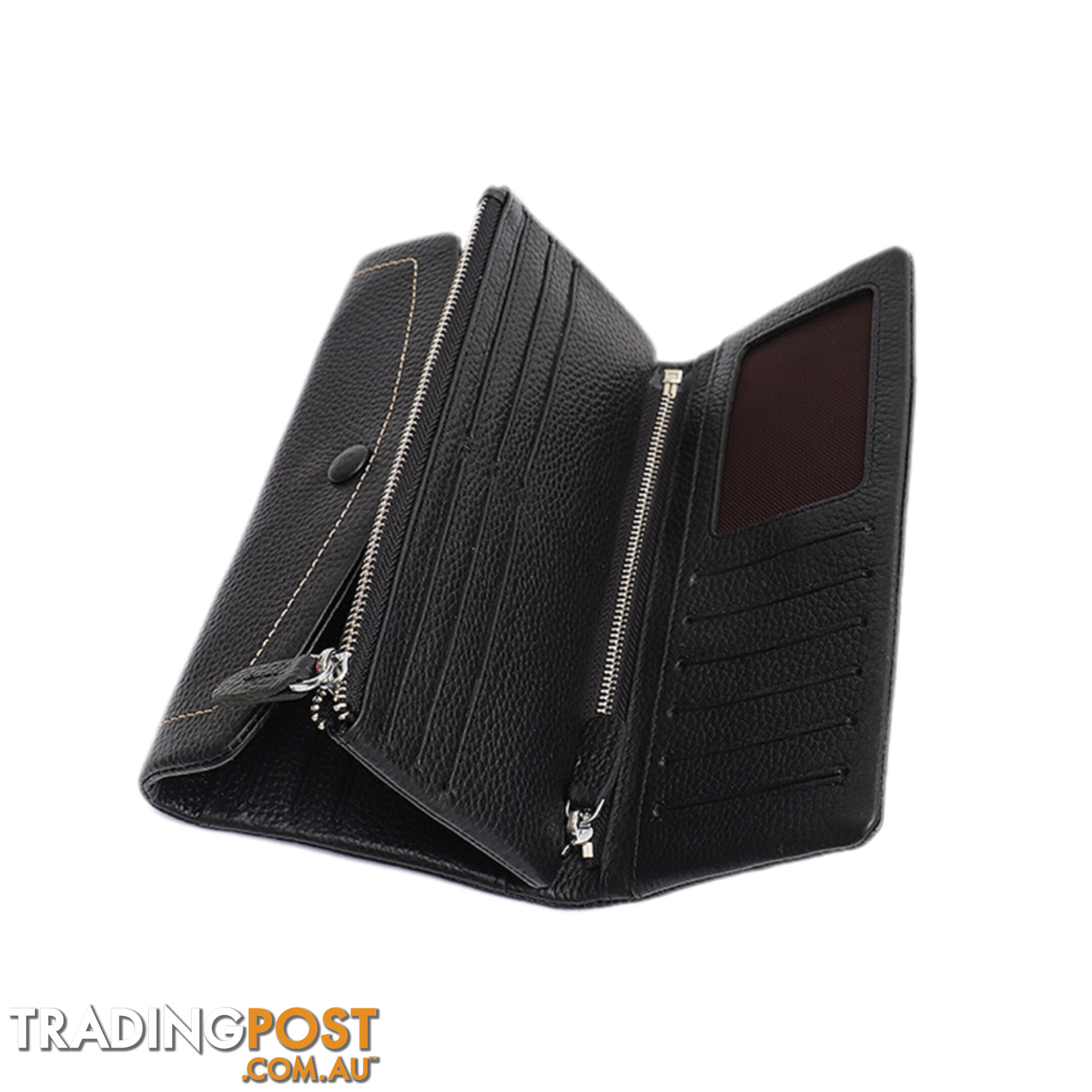 NONIE BLACK GENUINE LEATHER LADIES WALLET