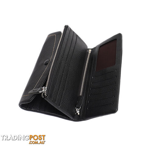 NONIE BLACK GENUINE LEATHER LADIES WALLET