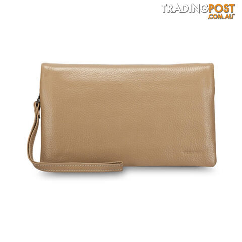 KELSI Beige Womens Genuine Leather Wallet