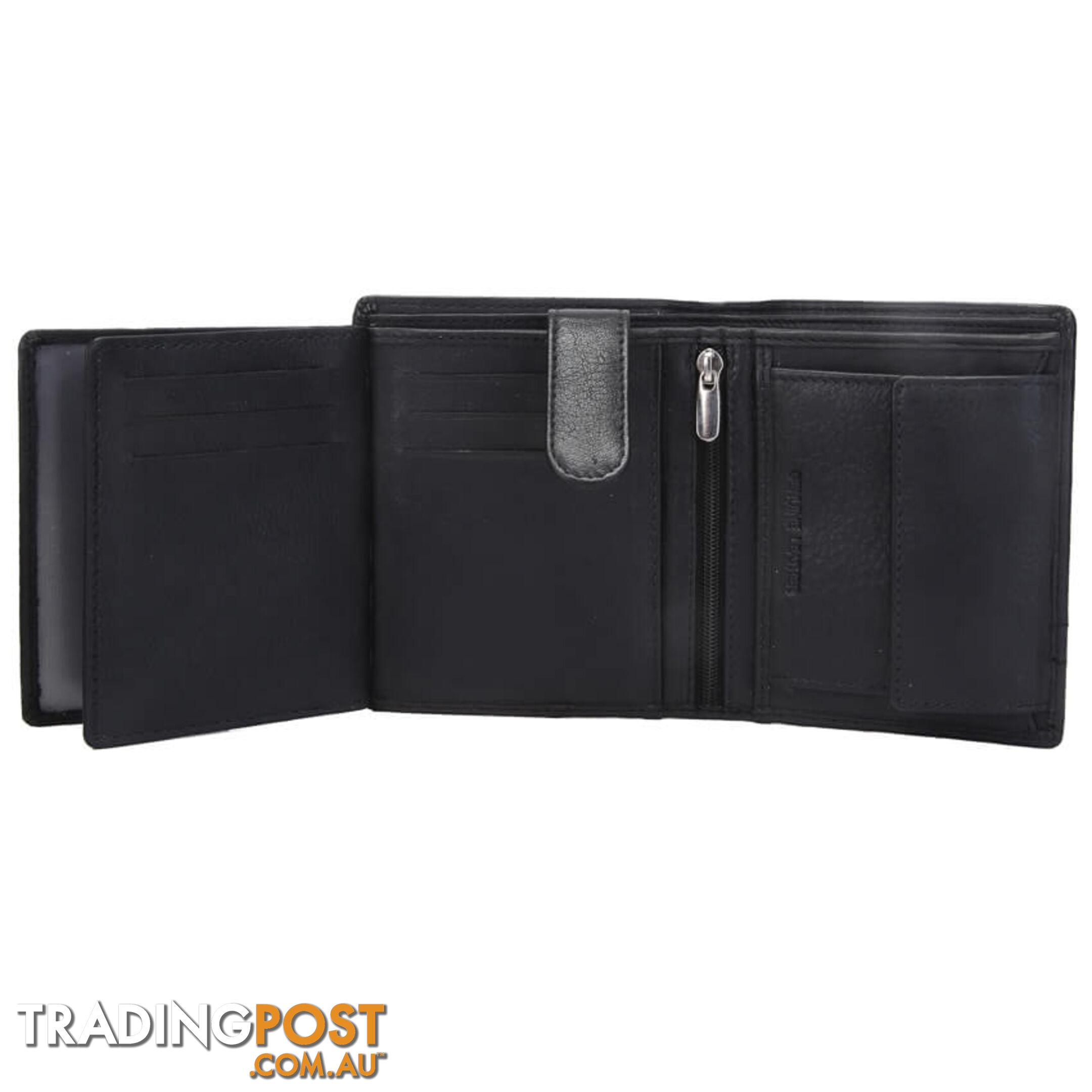 MS6 Genuine Cowhide Leather Mens Sport Wallet